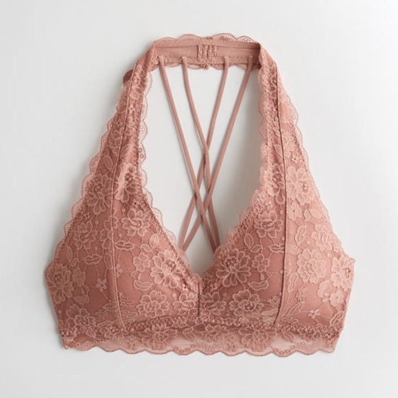 Gilly Hicks Other - Hollister Gilly Hicks Lace Strappy Halter Bralette